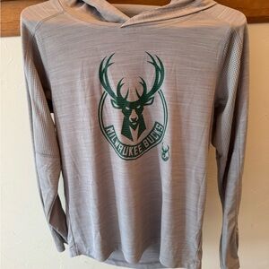 Milwaukee Bucks Gray Hoodie